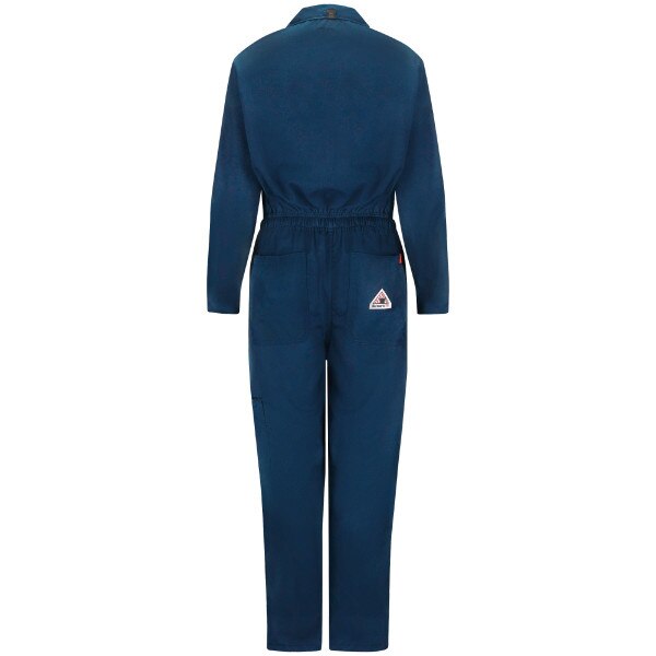 Bulwark iQ Series Women's FR Mobility Coverall in Navy